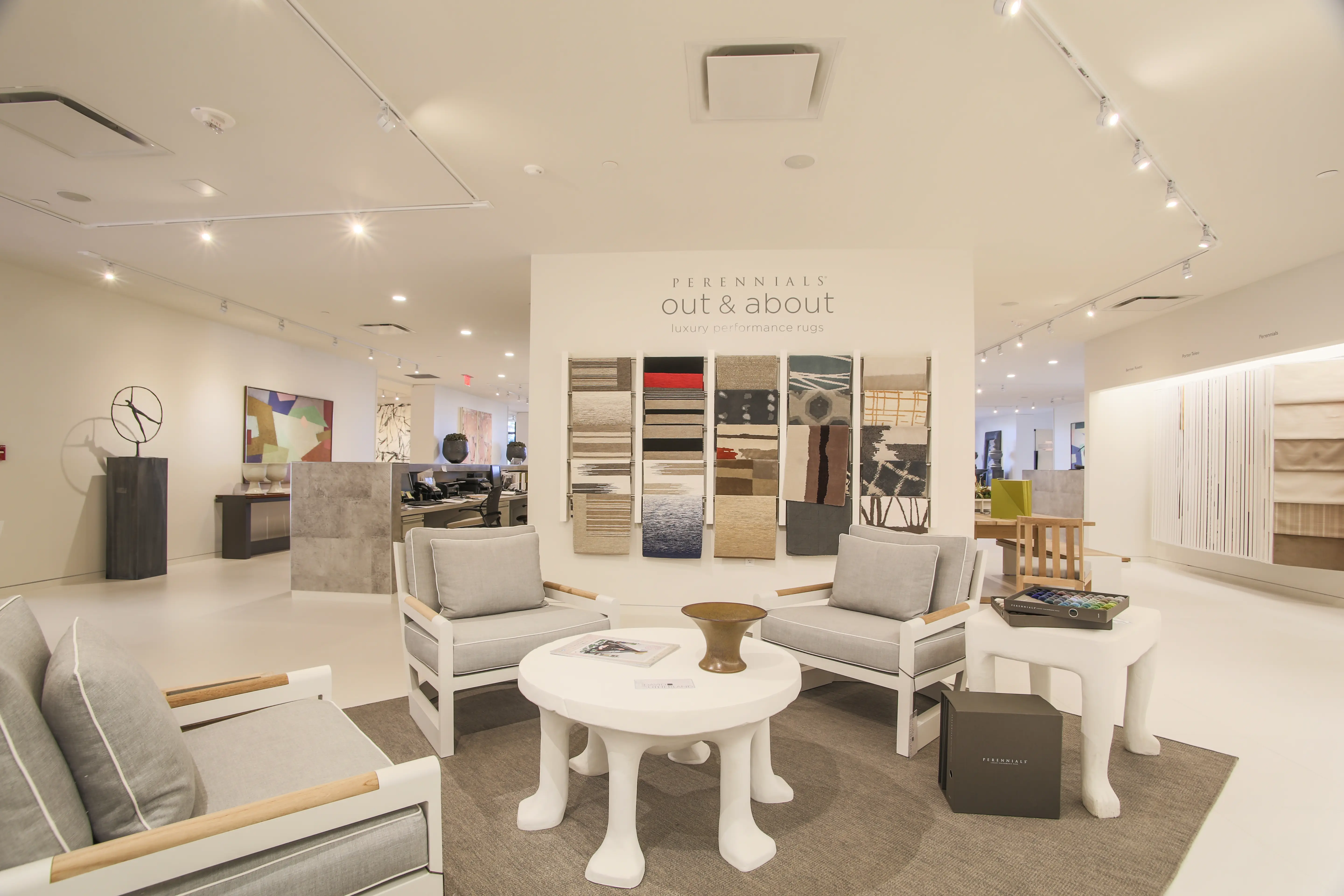 Completed David Sutherland showroom interior